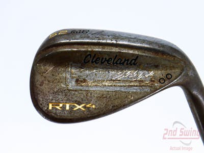 Cleveland RTX 4 Tour Raw Wedge Gap GW 52° 10 Deg Bounce Dynamic Gold Tour Issue S400 Steel Stiff Right Handed 35.5in