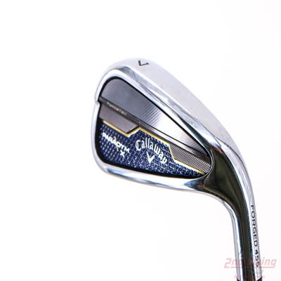 Mint Callaway Paradym X Single Iron 7 Iron Aldila Ascent Blue 50 Graphite Senior Right Handed 36.75in