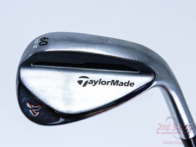 TaylorMade Milled Grind 2 Chrome Wedge Lob LW 60° 12 Deg Bounce True Temper Dynamic Gold S200 Steel Stiff Right Handed 34.75in