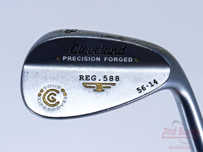 Cleveland 2012 588 Satin Wedge Sand SW 56° 14 Deg Bounce True Temper Tour Concept Steel Wedge Flex Right Handed 35.5in