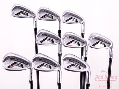 Ping I25 Iron Set 5-PW AW GW SW LW Ping TFC 189i Graphite Regular Right Handed Blue Dot 37.0in