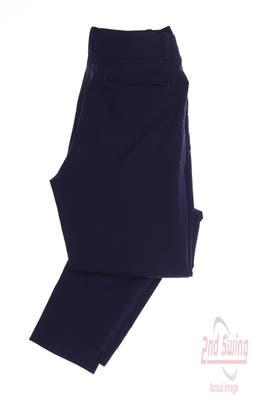 New Womens Fairway & Greene Lucy Ankle Pants 0 Navy Blue MSRP $130