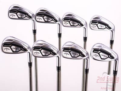 Callaway Apex CF16 Iron Set 4-PW AW UST Mamiya Recoil 760 ES Steel Senior Right Handed 38.0in