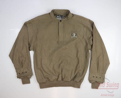 New W/ Logo Mens Zero Restriction Jacket Small S Brown MSRP $80