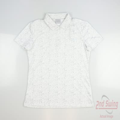 New Womens Dunning Polo Small S White MSRP $100