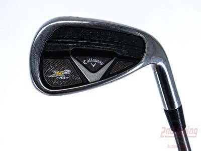 Callaway X2 Hot Pro Single Iron Pitching Wedge PW Aerotech SteelFiber i110 Graphite Regular Right Handed 36.5in