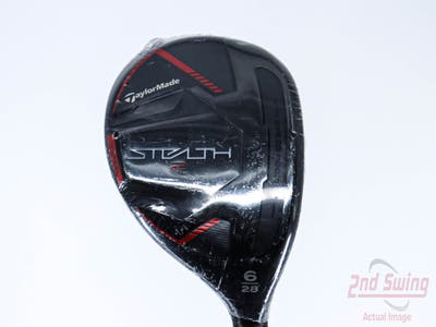 Mint TaylorMade Stealth 2 Rescue Hybrid 6 Hybrid 28° Fujikura Ventus TR Red HB 5 Graphite Senior Right Handed 39.25in