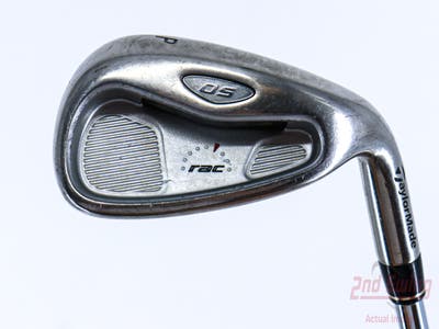 TaylorMade Rac OS 2005 Single Iron Pitching Wedge PW Stock Steel Shaft Steel Regular Right Handed 36.0in