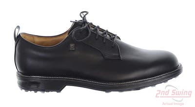 New Mens Golf Shoe Footjoy DryJoys Field Premiere Series Medium 9.5 Black MSRP $220 53988