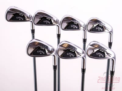 Callaway Apex DCB 21 Iron Set 5-PW AW UST Mamiya Recoil 65 Dart Graphite Senior Right Handed 38.0in