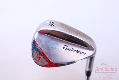 TaylorMade Milled Grind Satin Chrome Wedge Sand SW 56° 12 Deg Bounce True Temper Dynamic Gold Steel Wedge Flex Right Handed 35.5in