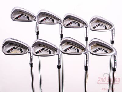 Ping I25 Iron Set 5-PW AW SW Ping CFS Steel Stiff Right Handed Green Dot 37.75in