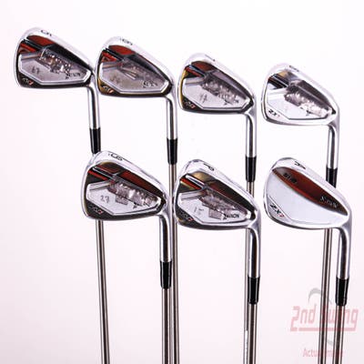 Srixon ZX7 Iron Set 5-PW AW Aerotech SteelFiber i80 Graphite Stiff Right Handed 39.25in