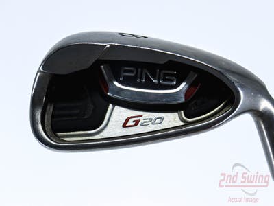 Ping G20 Single Iron 8 Iron Ping CFS Steel Stiff Right Handed Black Dot 36.5in
