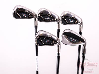 TaylorMade M4 Iron Set 7-PW AW SW Fujikura ATMOS 5 Red Graphite Senior Right Handed 37.25in