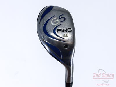 Ping G5 Hybrid 4 Hybrid 22° Grafalloy ProLaunch Blue HY Graphite Stiff Right Handed 39.5in