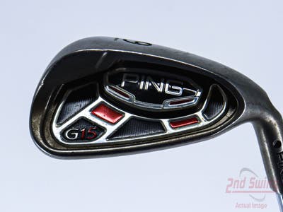 Ping G15 Single Iron 9 Iron Ping AWT Steel Stiff Right Handed Black Dot 36.0in