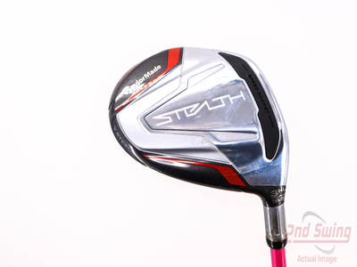 Mint TaylorMade Stealth Fairway Wood 3 Wood HL 16.5° FGS Pink Graphite Ladies Right Handed 42.5in