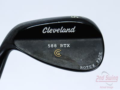Cleveland 588 RTX Black Pearl Wedge Sand SW 54° 12 Deg Bounce True Temper Dynamic Gold Steel Wedge Flex Left Handed 35.25in