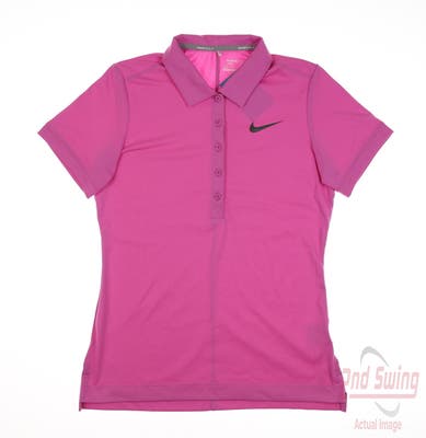 New Womens Nike Polo Small S Pink MSRP $70