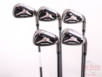 TaylorMade 2009 Burner Iron Set 7-PW GW Stock Graphite Shaft Graphite Regular Right Handed 37.0in