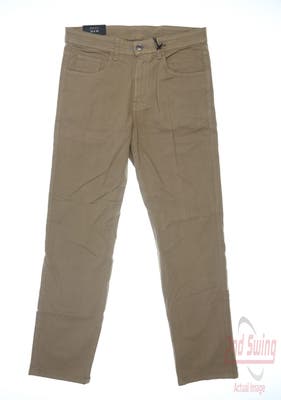 New Mens Straight Down Pants 36 x32 Khaki MSRP $60
