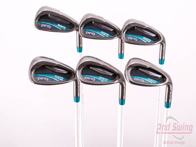 Ping 2015 Rhapsody Iron Set 7-PW AW SW Ping ULT 220i Ultra Lite Graphite Ladies Right Handed Red dot 36.5in