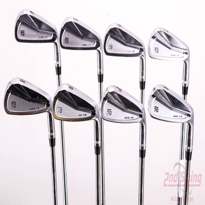 Sub 70 659 CB Forged Satin Iron Set 4-PW AW FST KBS Tour 120 Steel Stiff Right Handed 38.0in