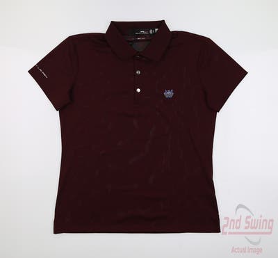 New W/ Logo Womens Ralph Lauren RLX Polo X-Small XS Red MSRP $110