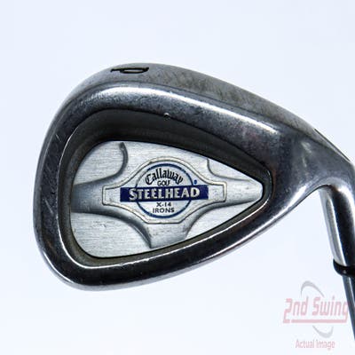 Callaway X-14 Single Iron Pitching Wedge PW Stock Graphite Shaft Graphite Regular Right Handed 35.75in