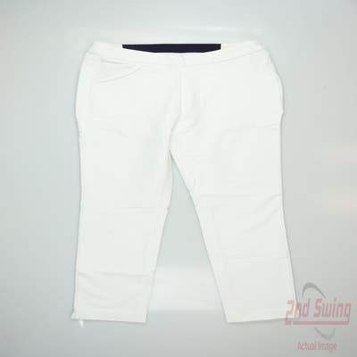 New Womens Peter Millar Pants 8 x White MSRP $130