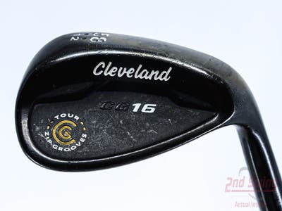 Cleveland CG16 Black Pearl Wedge Lob LW 58° 12 Deg Bounce Cleveland Traction Wedge Steel Wedge Flex Right Handed 35.5in