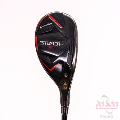 TaylorMade Stealth 2 Rescue Hybrid 4 Hybrid 22° PX HZRDUS Smoke Red RDX 80 Graphite Stiff Right Handed 40.25in