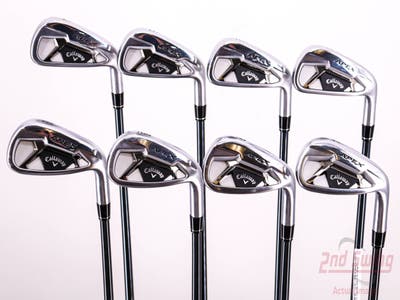 Callaway Apex 21 Iron Set 4-PW AW UST Mamiya Recoil Dart 75 Graphite Regular Right Handed 37.75in