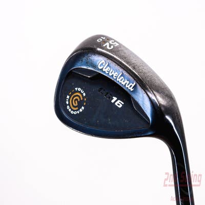 Cleveland CG16 Black Zip Groove Wedge Gap GW 52° 10 Deg Bounce Cleveland Traction Wedge Steel Wedge Flex Right Handed 36.0in