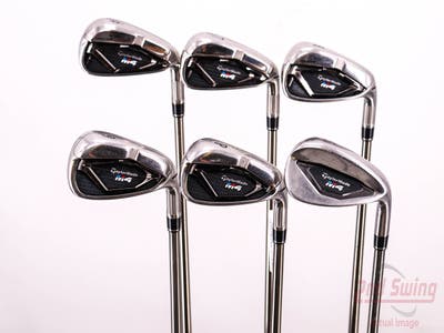 TaylorMade M4 Iron Set 6-PW SW UST Mamiya Recoil 460 F2 Graphite Senior Right Handed 37.5in
