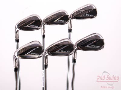 TaylorMade Stealth Iron Set 6-PW AW True Temper Elevate MPH 95 Steel Regular Left Handed 38.0in