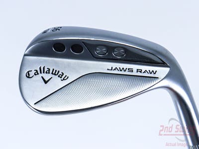 Callaway Jaws Raw Chrome Wedge Sand SW 56° 12 Deg Bounce W Grind UST Mamiya Recoil Wedge Graphite Ladies Right Handed 34.0in