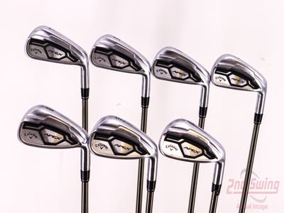 Callaway Apex CF16 Iron Set 4-PW UST Mamiya Recoil ES 760 Graphite Regular Right Handed 38.25in