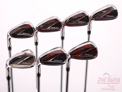 TaylorMade Stealth Iron Set 5-PW AW FST KBS MAX 85 MT Steel Regular Left Handed 38.5in