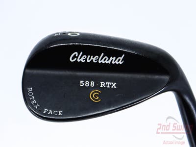 Cleveland 588 RTX Custom Black Nickel Wedge Lob LW 60° 12 Deg Bounce True Temper Dynamic Gold Steel Wedge Flex Right Handed 35.25in