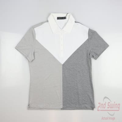 New Womens G-Fore Golf Polo Medium M Gray MSRP $120