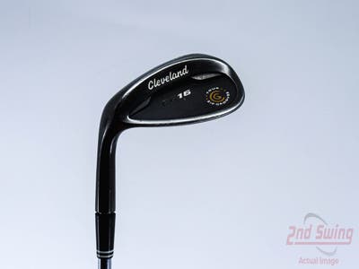 Cleveland CG16 Black Zip Groove Wedge Sand SW 56° 14 Deg Bounce Cleveland Traction Wedge Steel Wedge Flex Left Handed 37.5in