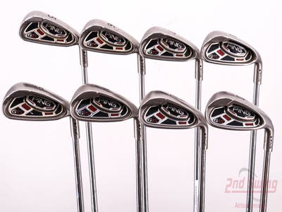 Ping G15 Iron Set 5-PW AW SW Ping AWT Steel Stiff Right Handed Black Dot 38.75in
