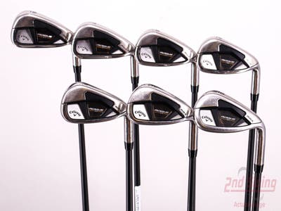 Callaway Rogue ST Max Iron Set 6-PW AW SW Project X Cypher 50 Graphite Senior Right Handed 37.25in