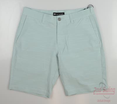 New Mens Travis Mathew On A Boat Shorts 38 Green MSRP $90