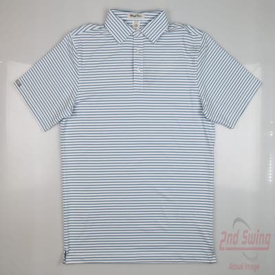New Mens Straight Down Polo Small S Multi MSRP $80