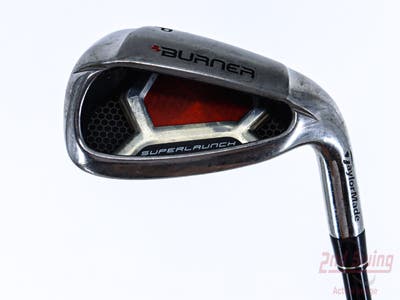 TaylorMade Burner Superlaunch Single Iron Pitching Wedge PW TM Reax Superfast 60 Graphite Senior Right Handed 36.0in