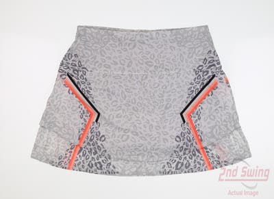 New Womens Lucky In Love Skort Small S Gray MSRP $70