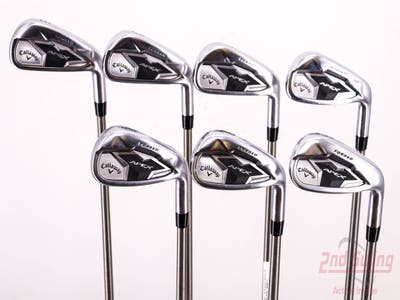 Callaway Apex 19 Iron Set 5-PW AW Aerotech SteelFiber i95 Graphite Stiff Right Handed 38.25in